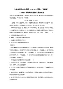 山东省烟台市牟平区2024-2025学年（五四制）八年级下学期期中道德与法治试题（解析版）