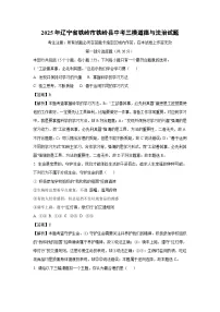 2025年辽宁省铁岭市铁岭县中考三模道德与法治试题（解析版）