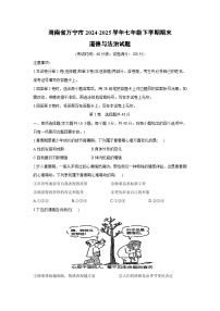 海南省万宁市2024-2025学年七年级下学期期末道德与法治试题