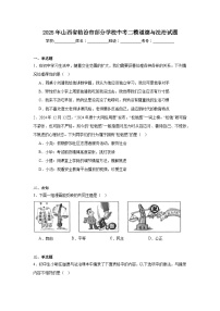 2025年山西省临汾市部分学校中考二模道德与法治试题（无答案）