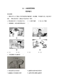 政治 (道德与法治)人教版（2024）合理利用网络课时作业