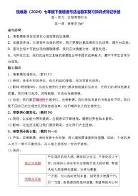 统编版（2024）七年级下册道德与法治期末复习知识点背记手册 讲义