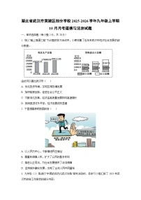 湖北省武汉市黄陂区部分学校2025-2026学年九年级上学期10月月考道德与法治试卷（学生版）