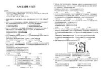 安徽省铜陵市枞阳县2025-2026学年九年级上学期11月期中道德与法治试题