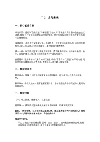 政治 (道德与法治)九年级下册走向未来教案