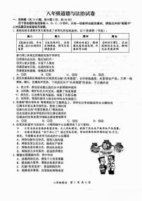 湖北省武汉市东湖高新区 2025-2026学年八年级上学期期中道德与法治试卷