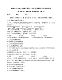湖南省郴州市桂阳县鹿峰中学2025-2026学年八年级上学期11月期中 道德与法治试题