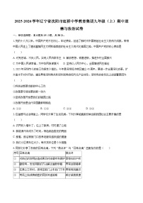 2025-2026学年辽宁省沈阳市虹桥中学教育集团九年级（上）期中道德与法治试卷-自定义类型
