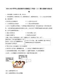 2024-2025学年山西省朔州市朔城区八年级（上）期末道德与法治试卷-自定义类型