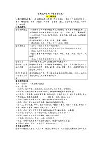 分析题答题技巧总结 学案  2026年中考 道德与法治 一轮复习 统编版
