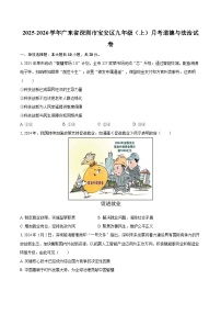 2025-2026学年广东省深圳市宝安区九年级（上）月考道德与法治试卷-自定义类型