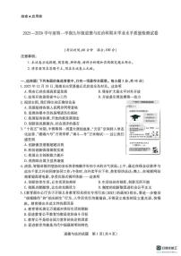 海南省乐东黎族自治县2025-2026学年九年级上学期1月期末道德与法治试题