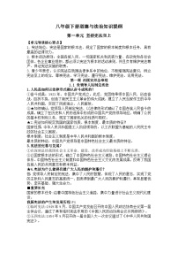 期末复习知识点-2025-2026学年统编版道德与法治八年级下册