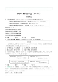 2026年中考道德与法治一轮复习练习 ：课时17　维护国家利益（含答案）