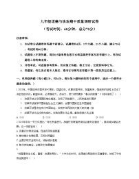 河南省信阳市平桥区 2025_2026学年九年级上学期11月期中道德与法治试题（文字版，含答案）