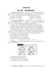 九年级下册2026年中考道德与法治一轮复习试卷（含答案）