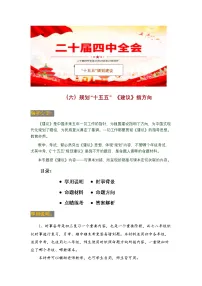 时政06 “十五五”规划建议指方向（时事背景 命题 方向 练考）-2026年中考道德与法治时政点讲练（全国通用）