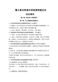 人教版（2024）七年级下册（2024）践行中华传统美德导学案