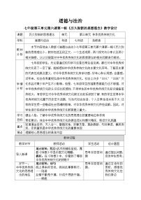 初中政治 (道德与法治)人教版（2024）七年级下册（2024）历久弥新的思想理念教案