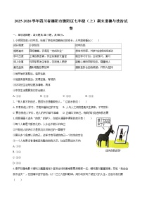 2025-2026学年四川省德阳市旌阳区七年级（上）期末道德与法治试卷-自定义类型