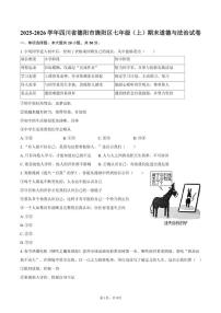 2025-2026学年四川省德阳市旌阳区七年级（上）期末道德与法治试卷（含答案）