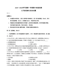 山东省潍坊市坊子区2025_2026学年九年级上学期11月期中道德与法治试题（文字版，含答案）