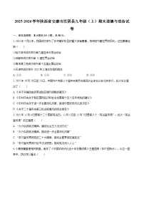 2025-2026学年陕西省安康市汉阴县九年级（上）期末道德与法治试卷-自定义类型