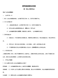 中考道德与法治知识点总结