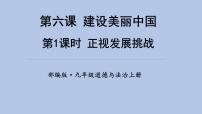 初中政治思品人教部编版九年级上册（道德与法治）正视发展挑战图片课件ppt