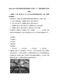 2020-2021学年河南省安阳市滑县九年级（上）期末道德与法治试卷     解析版