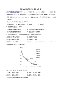 专题06自然环境的整体性与差异性-三年（2019-2021）高考地理真题分项汇编（全国通用）（原卷版）