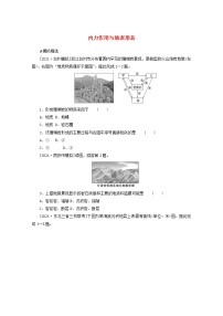 统考版2022届高考地理一轮复习综合集训16内力作用与地表形态含解析