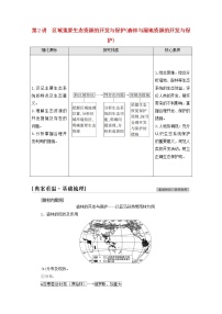 高考地理一轮复习第3部分区域可持续发展第14章第2讲区域重要生态资源的开发与保护森林与湿地资源的开发与保护学案