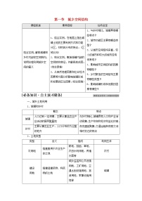 地理必修 第二册第一节 城乡空间结构学案设计