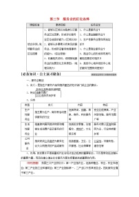 湘教版 (2019)必修 第二册第三节 服务业的区位选择学案