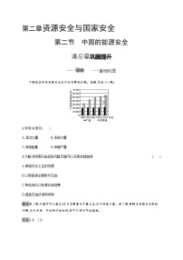 地理选择性必修3 资源、环境与国家安全第二节 中国的能源安全习题