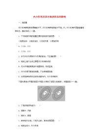 高中地理中图版 (2019)选择性必修1 自然地理基础第二章 地表形态的变化第一节 地表形态变化的内外力作用课后复习题