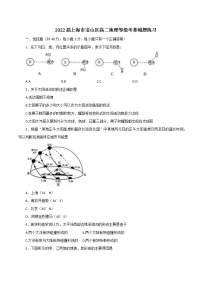 2022届上海市宝山区高考二模地理试题（高二地理等级考）（含答案）