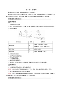 人教版 (2019)必修 第一册第三章 地球上的水第一节 水循环教案及反思