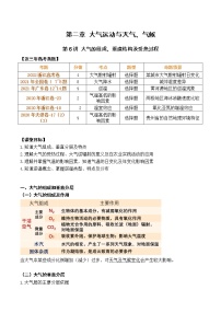 第6讲 大气的组成、垂直结构及受热过程（讲义）-2023年高考地理一轮复习讲练测（新教材新高考）