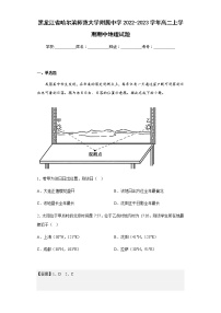 2022-2023学年黑龙江省哈尔滨师范大学附属中学高二上学期期中地理试题含解析