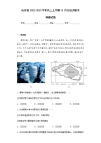 2022-2023学年山东省高三上学期12月百校大联考地理试题 含解析