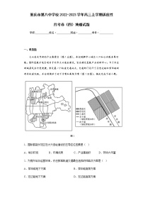 2022-2023学年重庆市第八中学校高三上学期适应性月考卷（四）地理试题含解析