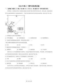 2023届山东省菏泽市高三一模 地理试题及答案