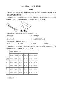 2023湖南省名校联盟高三下学期2月联考地理试题含答案