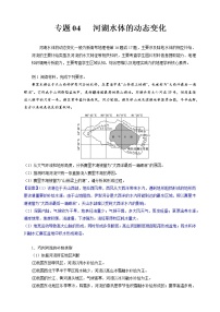 专题04  河湖水体的动态变化——【备考2023】高考地理大题精练 （新高考专用）（原卷版+解析版）