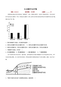 06水循环与水平衡——【备考2023】高考地理小题集训（新高考专用）（原卷版+解析版）