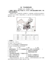 2023辽宁省部分学校高一下学期4月联考地理试题含答案
