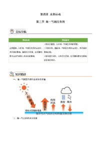 高中地理人教版 (2019)选择性必修1 自然地理基础第三节 海—气相互作用随堂练习题