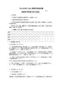 2021-2022学年川省乐山市高一下学期期末教学质量检测地理试题PDF版